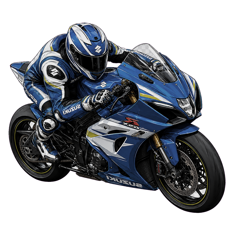 Moto sport niebieski 7